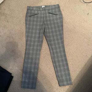 GAP Plaid Signature Skinny Ankle Pants